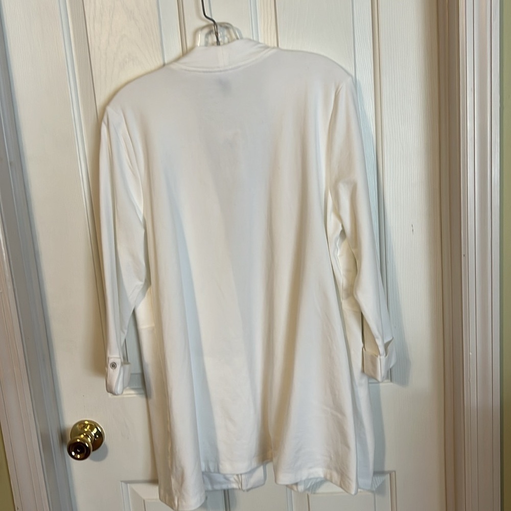 Karen Scott Sport cardigan. Size L. NWT. - Picture 2 of 10
